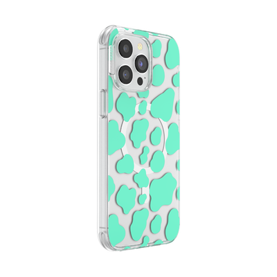 Secondary image for hover Turquoise Cow Cow — iPhone 14 Pro Max MagSafe Case